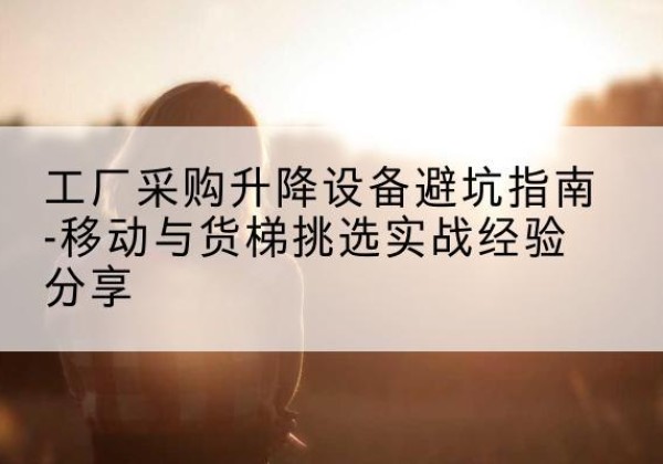 宕昌移动式升降机怎么选-工厂采购升降设备避坑指南-移动与货梯挑选实战经验分享